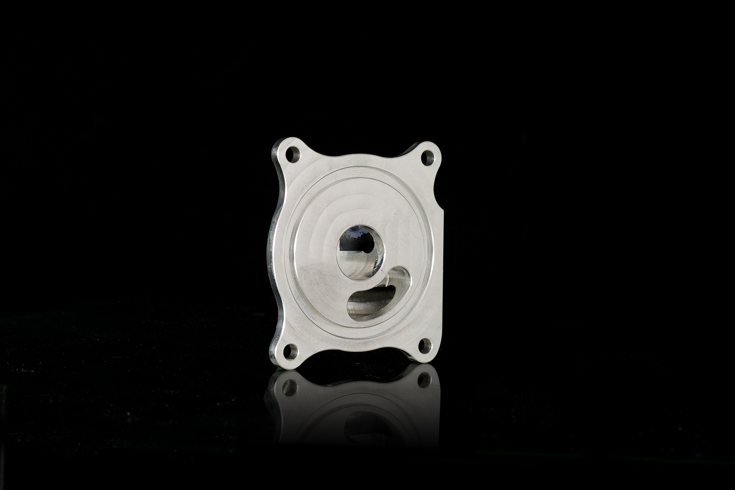 Rear of an Oil Cooler Plate
